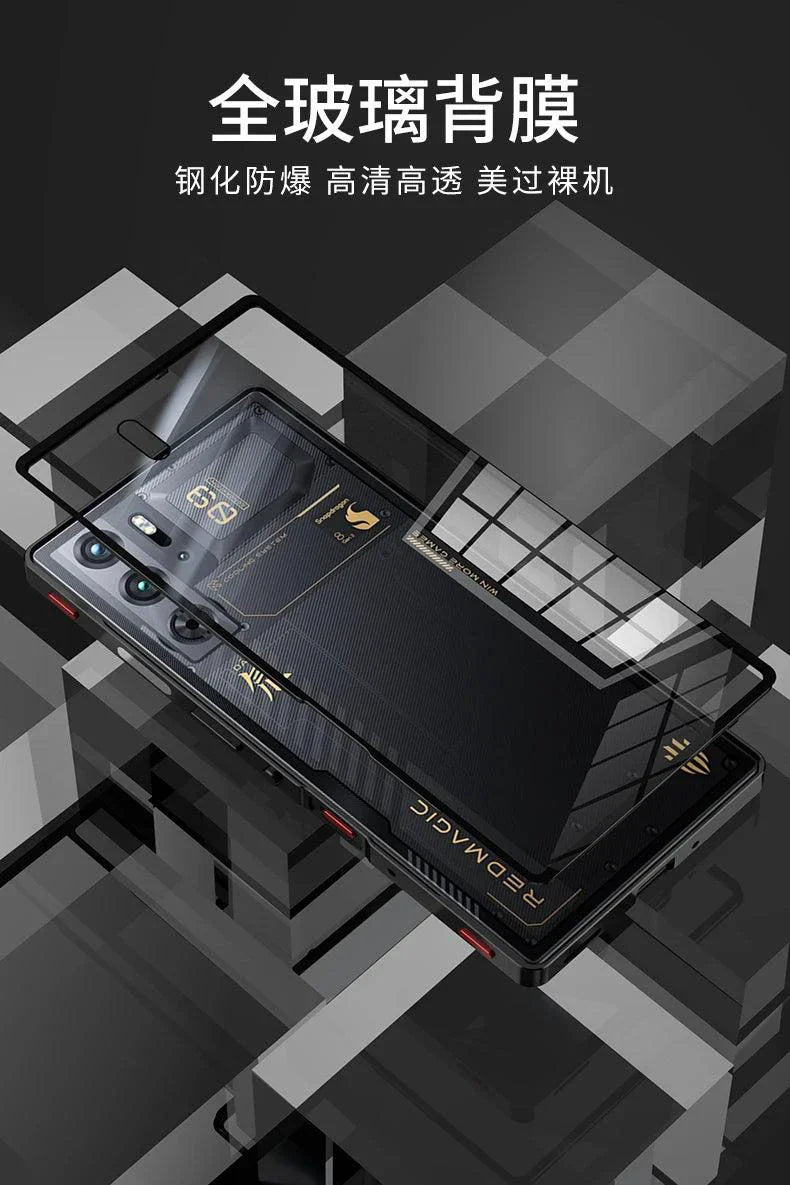 RedMagic Transparent Acrylic Case for 9S Pro - Sleek Metal Frame & Protection