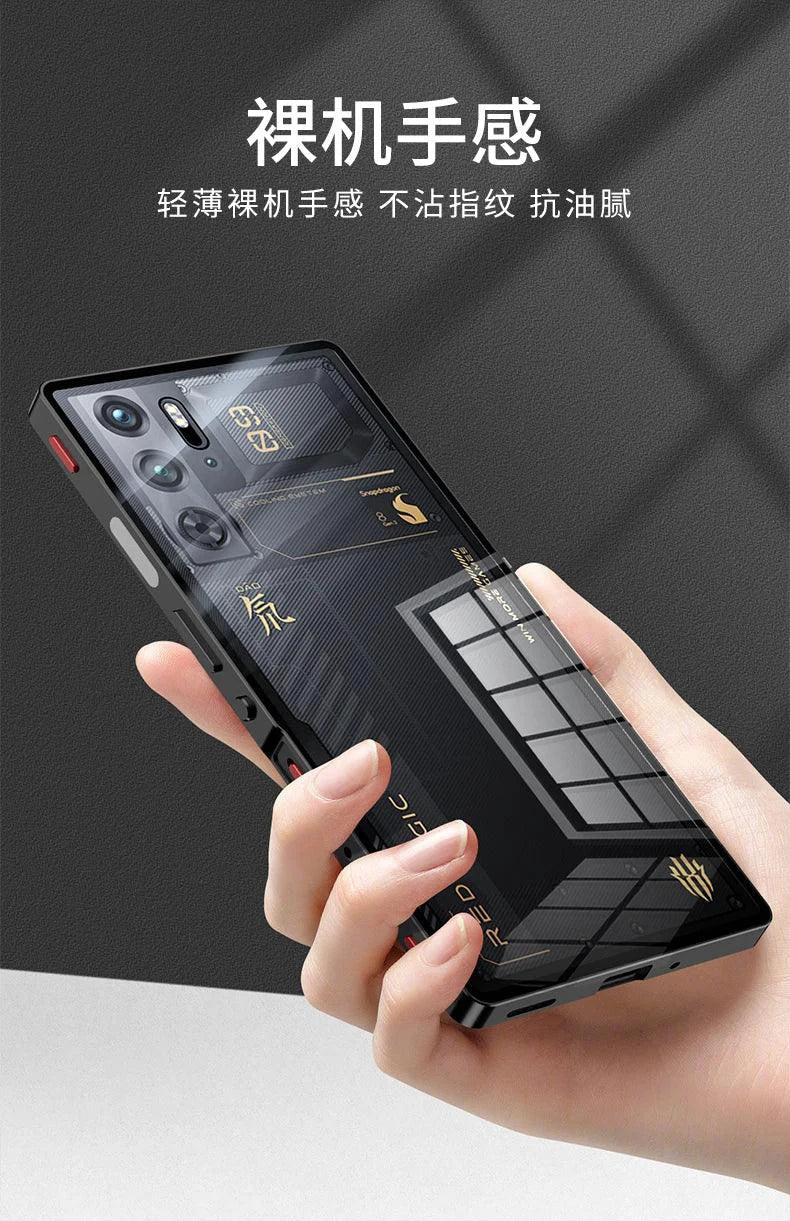 RedMagic Transparent Acrylic Case for 9S Pro - Sleek Metal Frame & Protection
