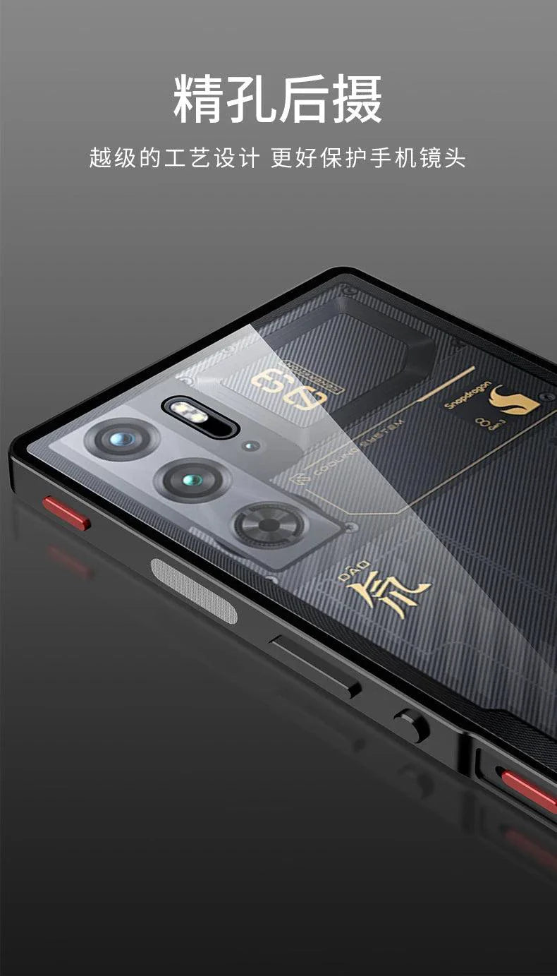 RedMagic Transparent Acrylic Case for 9S Pro - Sleek Metal Frame & Protection