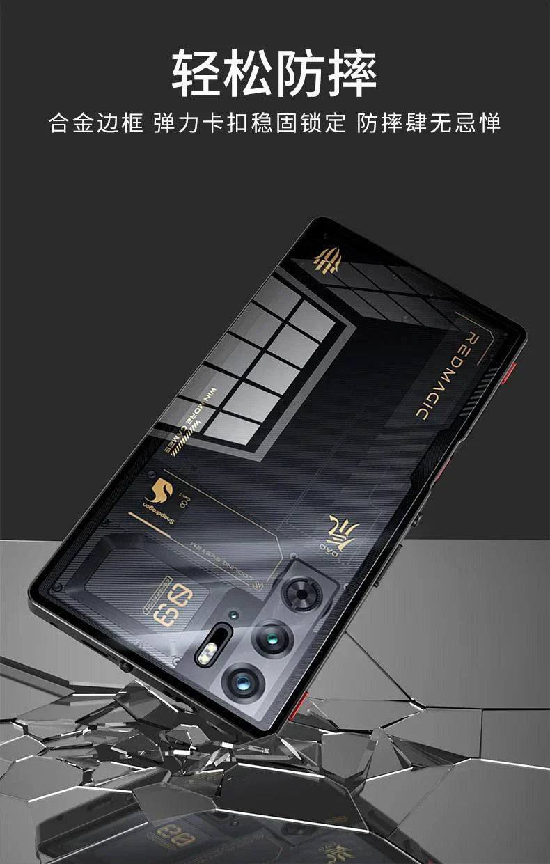 RedMagic Transparent Acrylic Case for 9S Pro - Sleek Metal Frame & Protection
