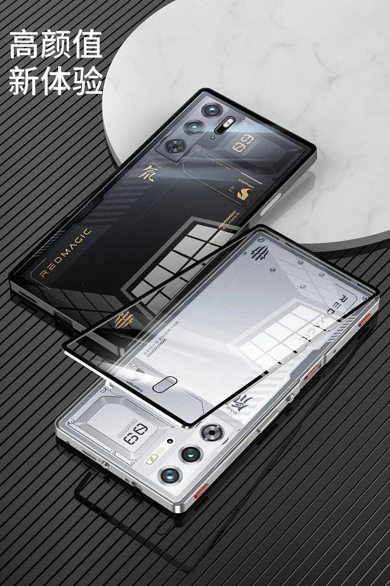 RedMagic Transparent Acrylic Case for 9S Pro - Sleek Metal Frame & Protection