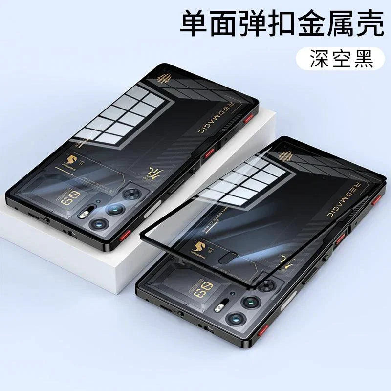 RedMagic Transparent Acrylic Case for 9S Pro - Sleek Metal Frame & Protection