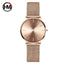 Reloj de Damas de Acero Inoxidable Color Rosa Oro