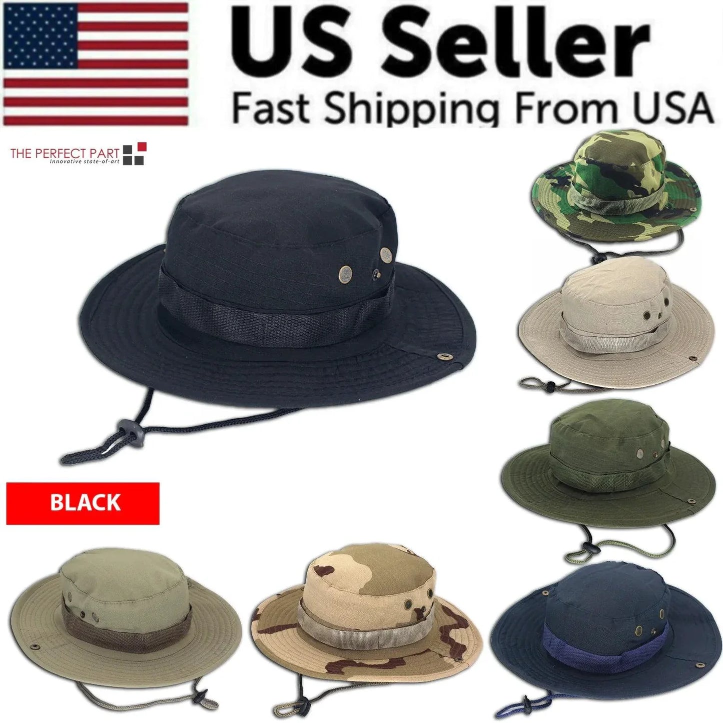 Safari Camo Sun Hat: Mesh Boonie for Outdoor Adventures