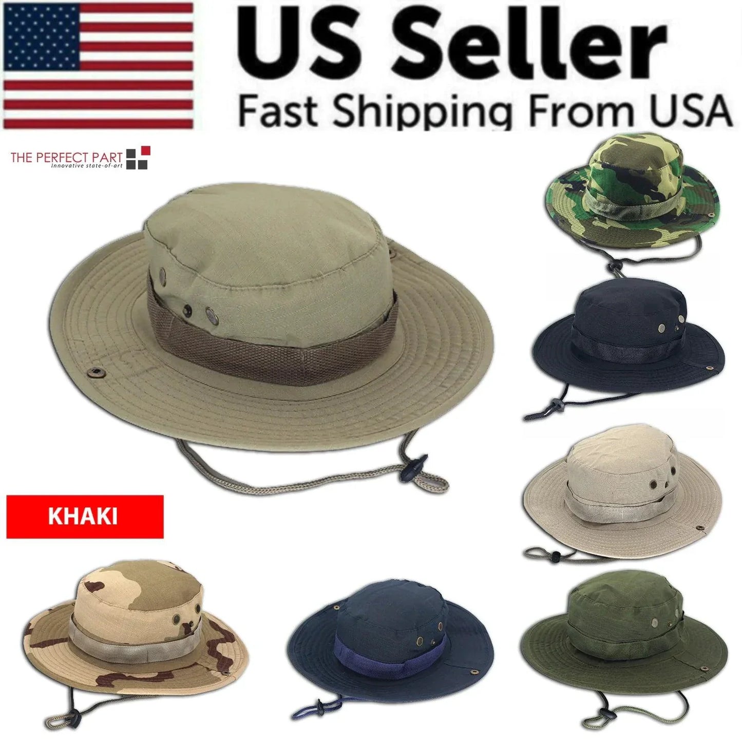 Safari Camo Sun Hat: Mesh Boonie for Outdoor Adventures