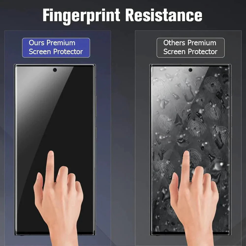 Protecteur d'écran en verre trempé premium pour Samsung S23 et S22 Ultra