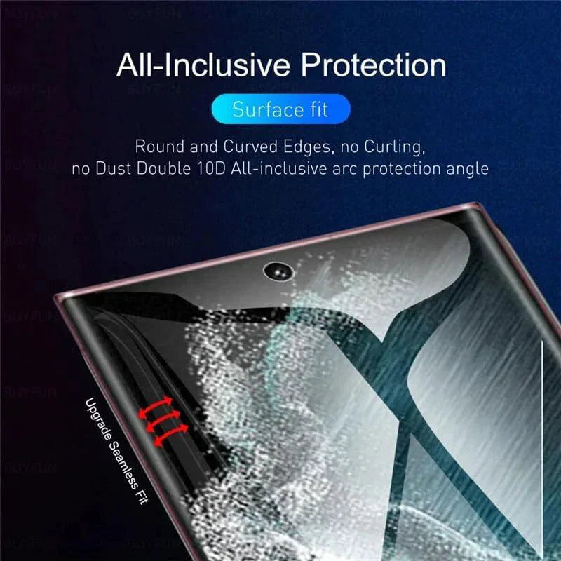 Protecteur d'écran en verre trempé premium pour Samsung S23 et S22 Ultra