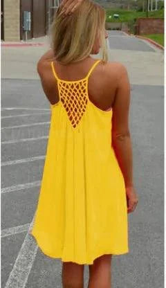 Vestido de Chiffon Soñado junto al Mar - Elegancia Sin Esfuerzo para Días Soleados