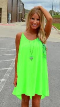 Vestido de Chiffon Soñado junto al Mar - Elegancia Sin Esfuerzo para Días Soleados