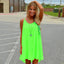 Vestido de Chiffon Soñado junto al Mar - Elegancia Sin Esfuerzo para Días Soleados