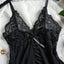 Elegant Lace Nightdress & Panty Set - Red Sleepwear for Women