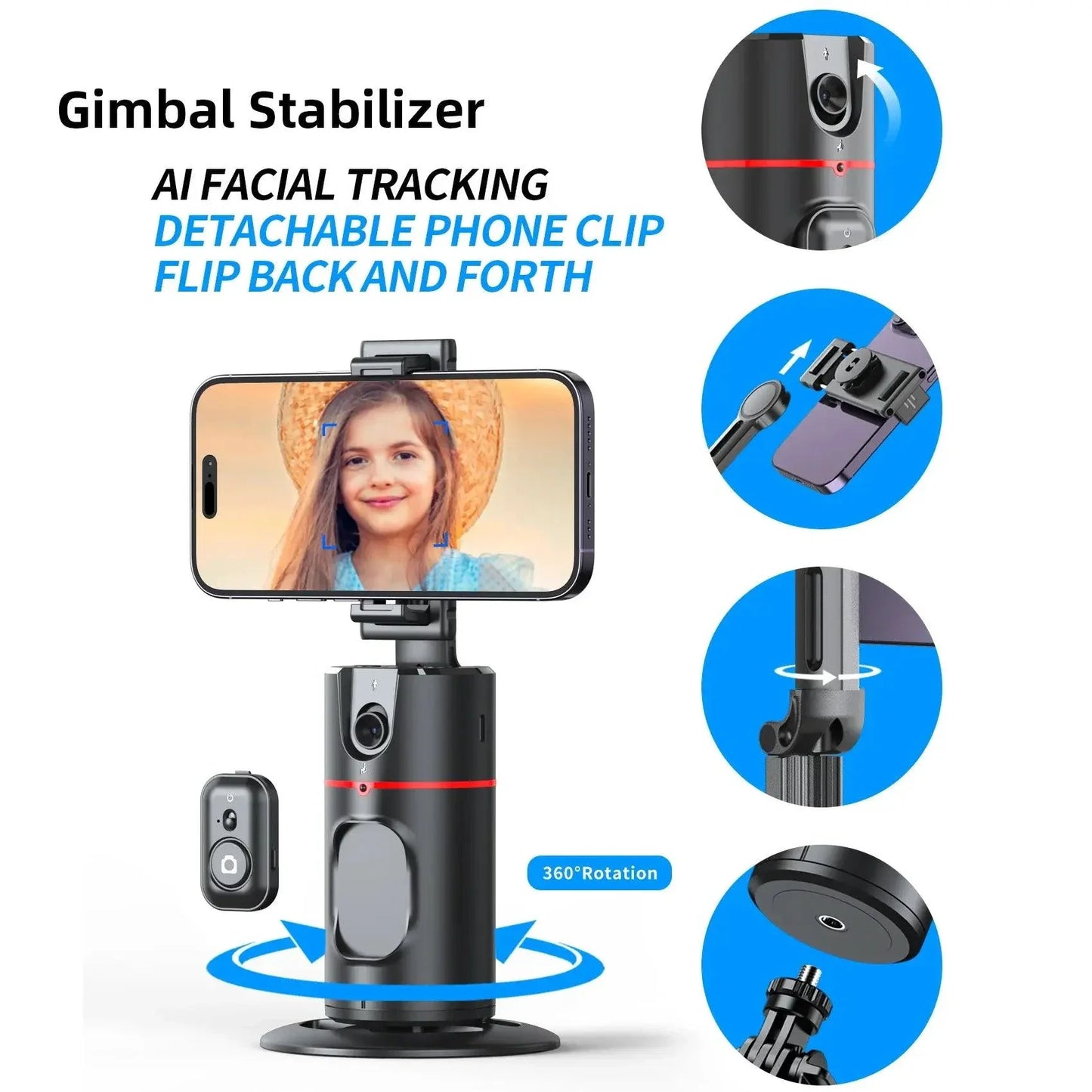 Smart Tracking Camera Stand for Effortless Video Creation