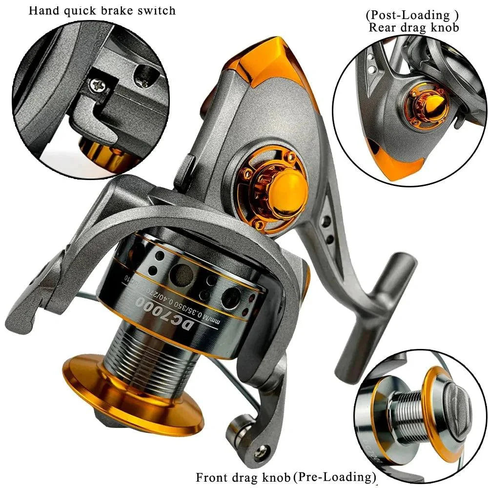 Carretes de Pesca SpinMaster Serie 1000-7000