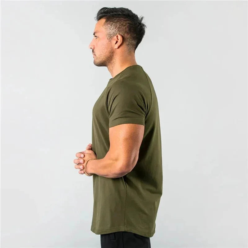 Camiseta Casual de Manga Corta para Hombre - Ajuste Slim