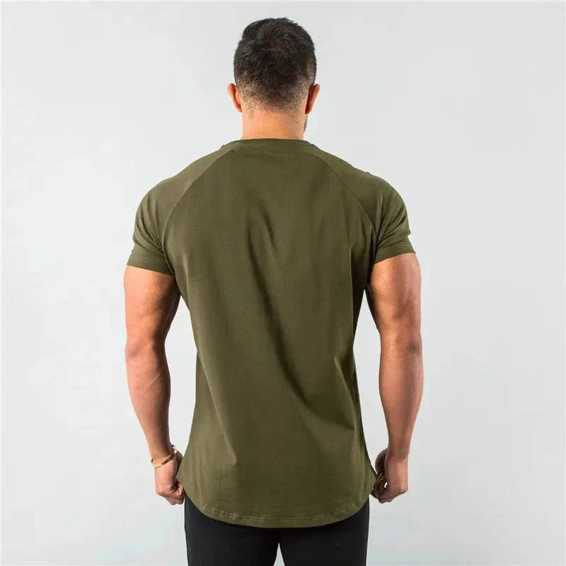 Camiseta Casual de Manga Corta para Hombre - Ajuste Slim