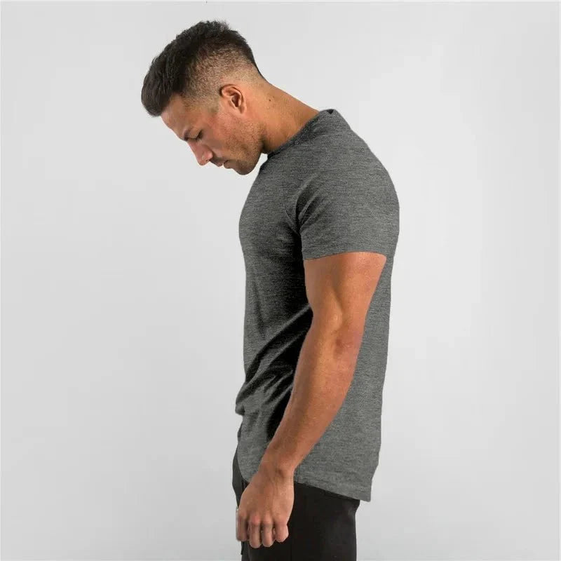 Camiseta Casual de Manga Corta para Hombre - Ajuste Slim