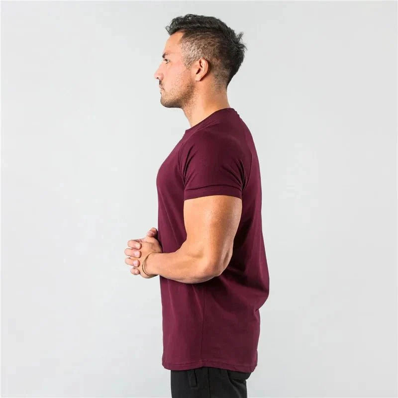 Camiseta Casual de Manga Corta para Hombre - Ajuste Slim