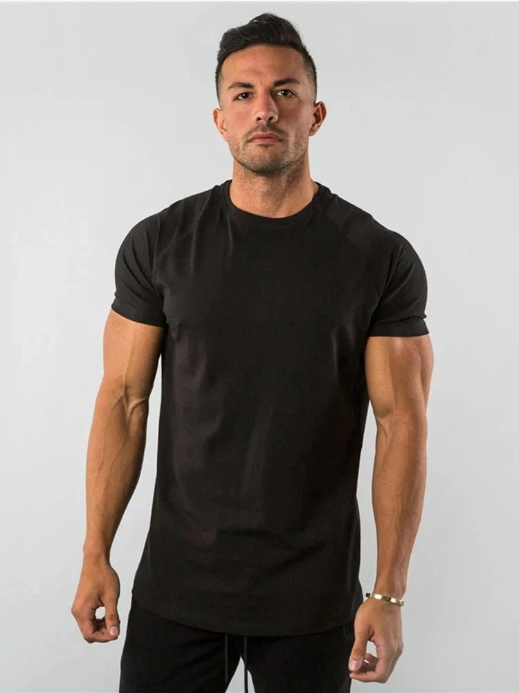 Camiseta Casual de Manga Corta para Hombre - Ajuste Slim
