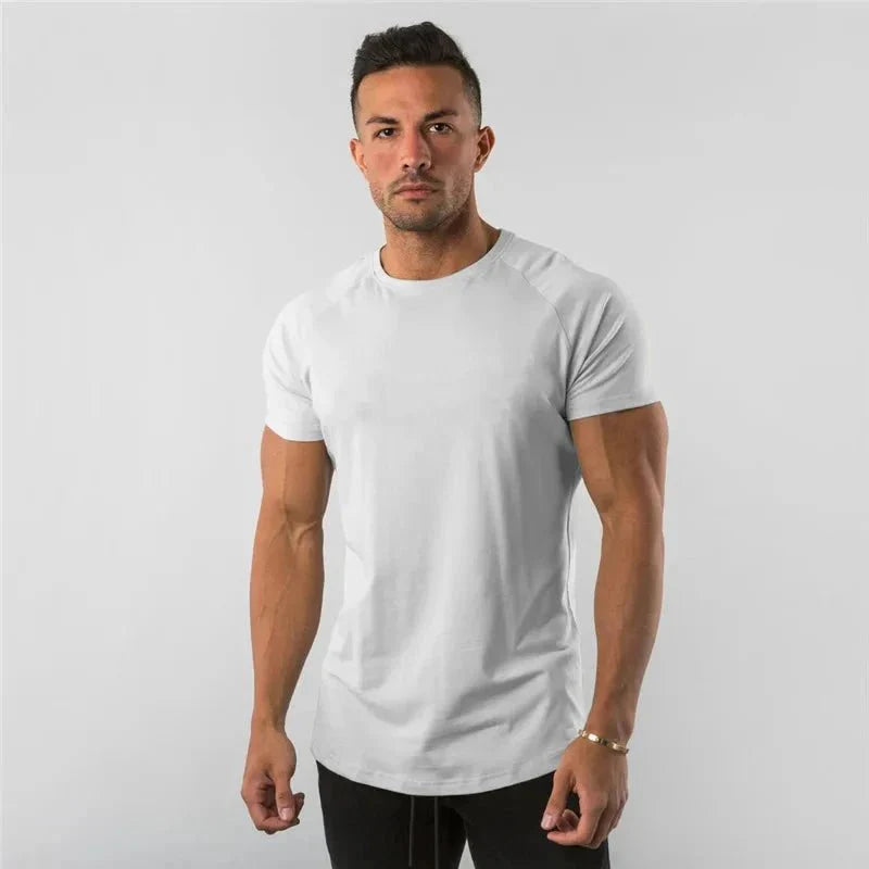 Camiseta Casual de Manga Corta para Hombre - Ajuste Slim