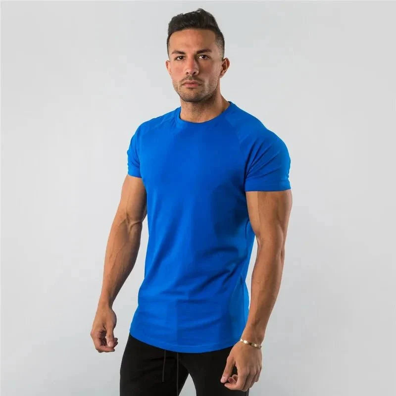 Camiseta Casual de Manga Corta para Hombre - Ajuste Slim