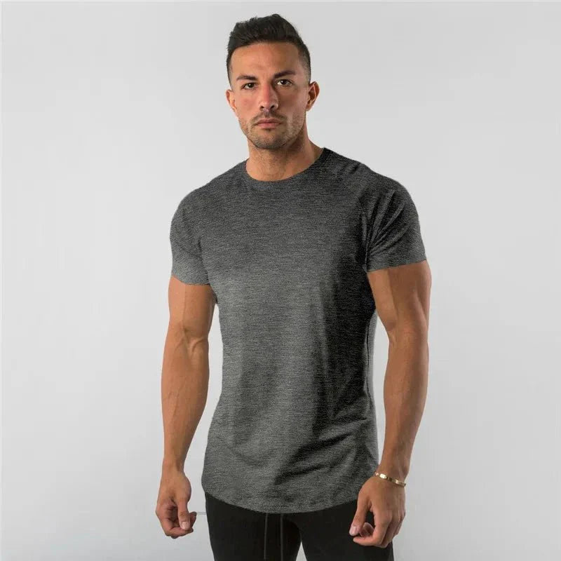 Camiseta Casual de Manga Corta para Hombre - Ajuste Slim
