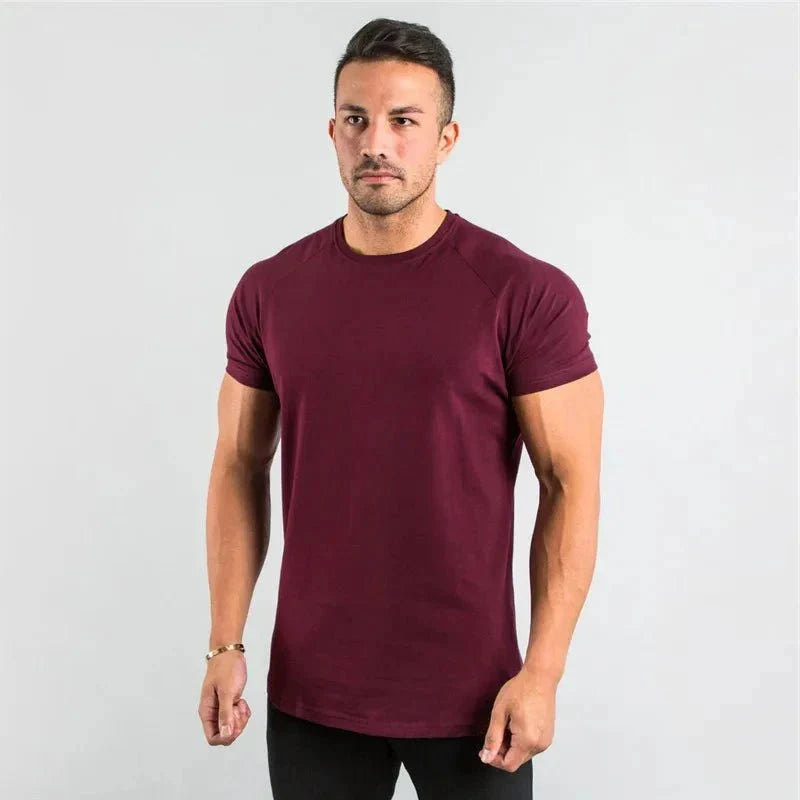 Camiseta Casual de Manga Corta para Hombre - Ajuste Slim