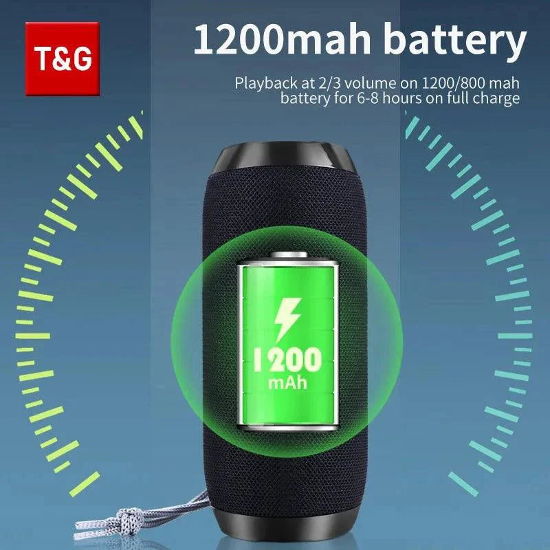 TG117 Bluetooth Speaker - Portable Waterproof TWS Speaker
