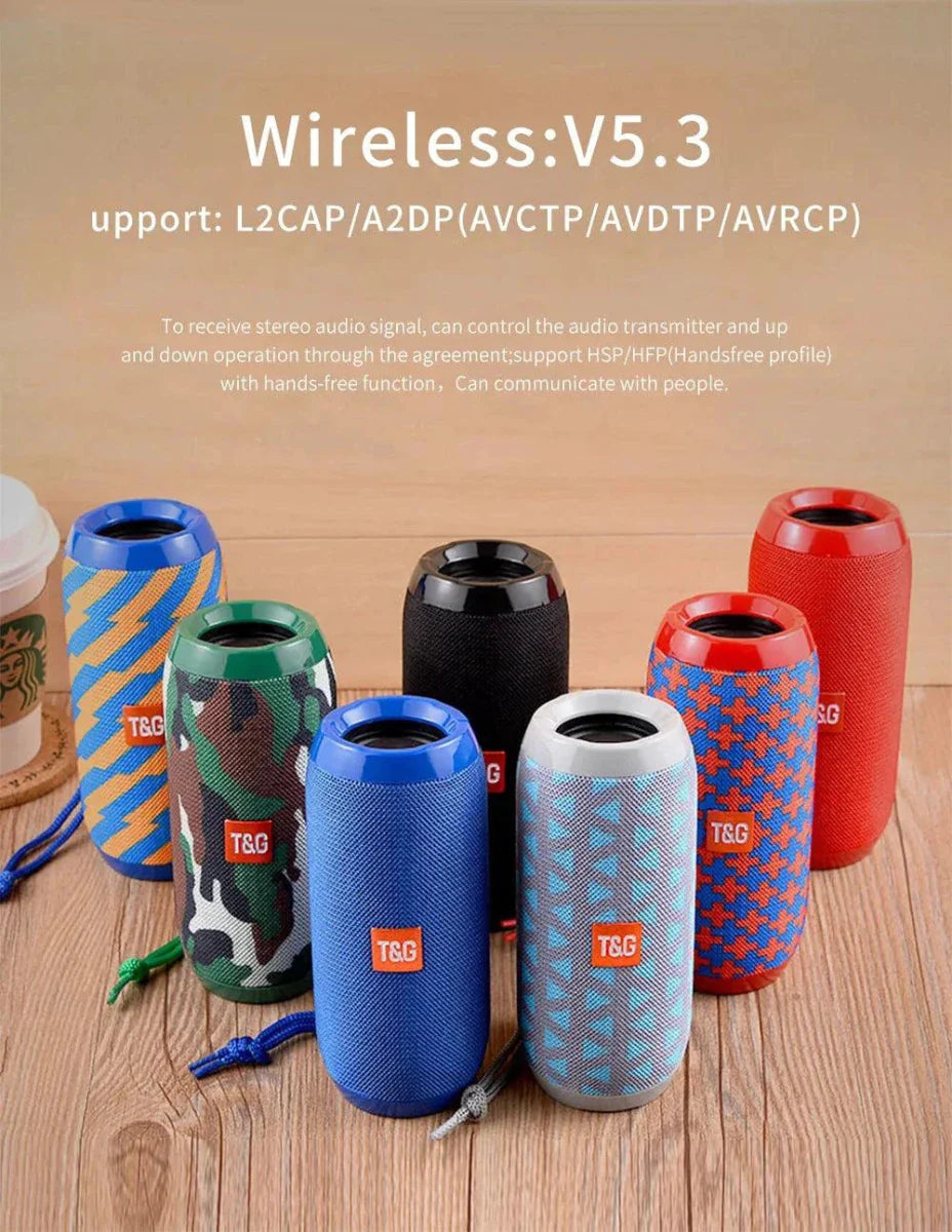 TG117 Bluetooth Speaker - Portable Waterproof TWS Speaker