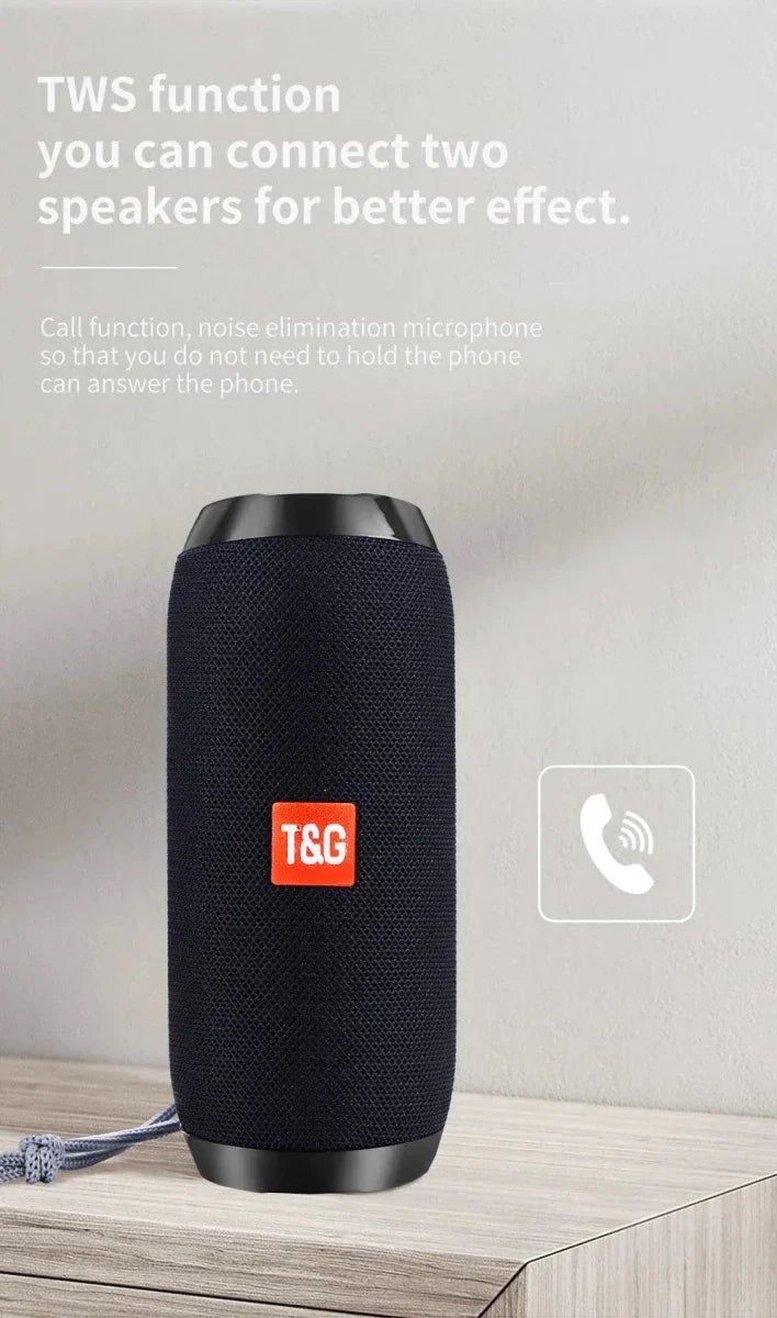 TG117 Bluetooth Speaker - Portable Waterproof TWS Speaker