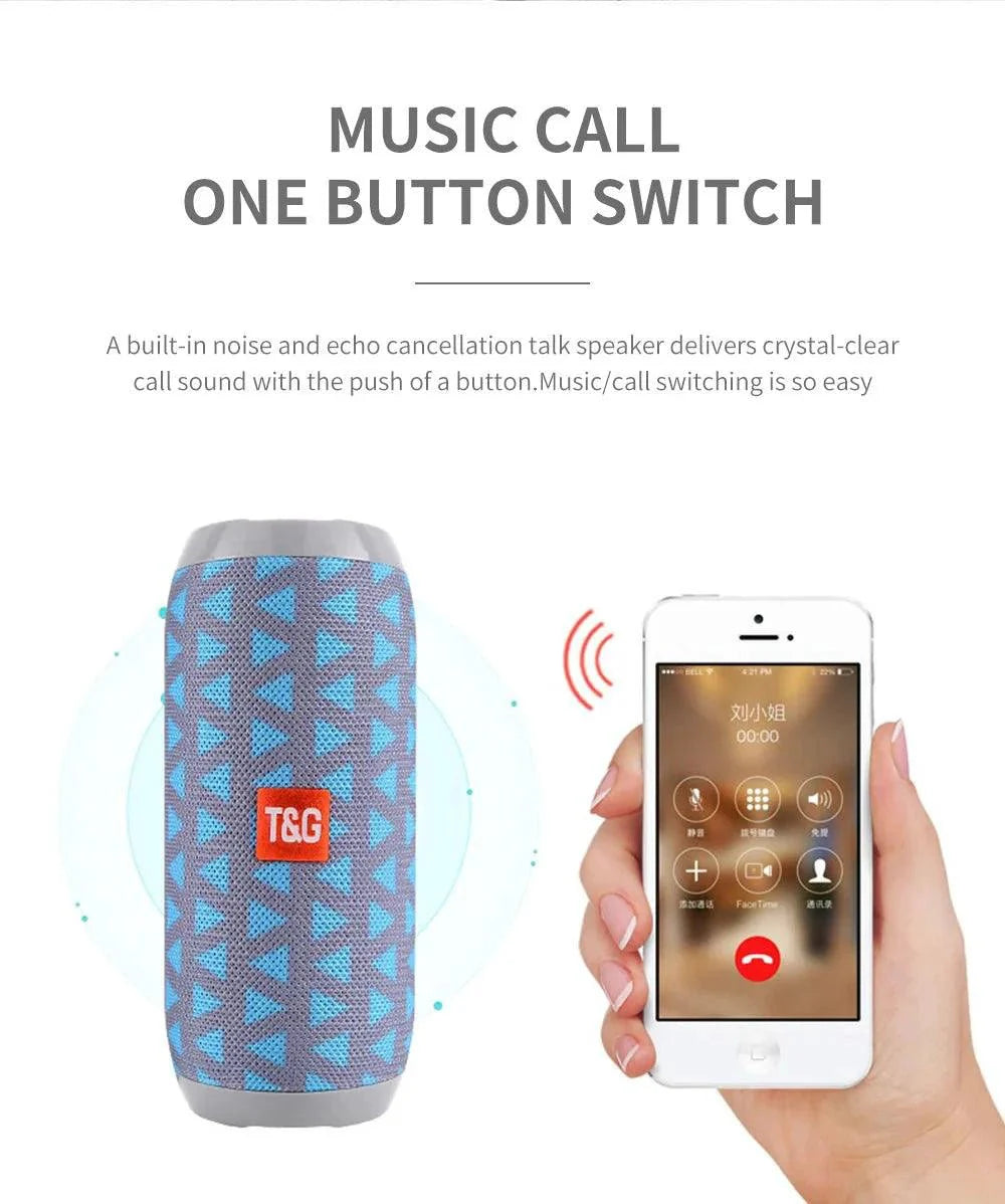 TG117 Bluetooth Speaker - Portable Waterproof TWS Speaker
