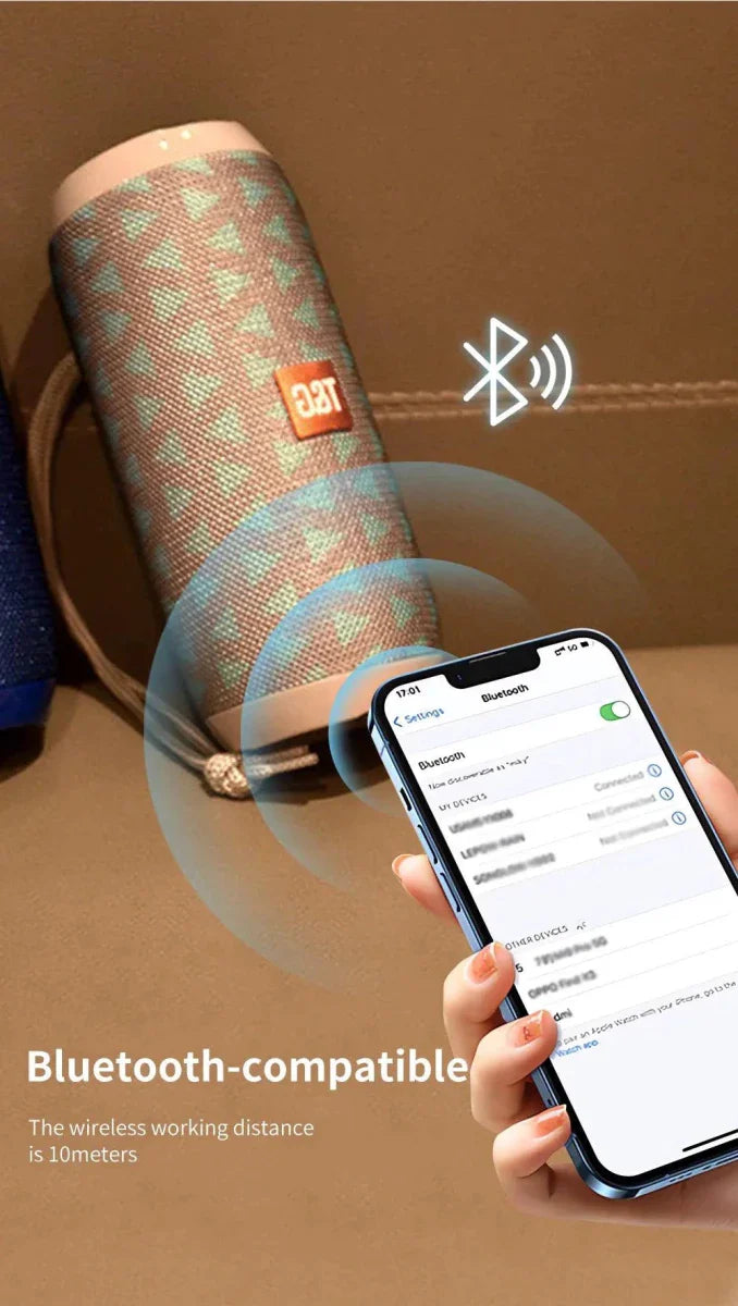TG117 Bluetooth Speaker - Portable Waterproof TWS Speaker