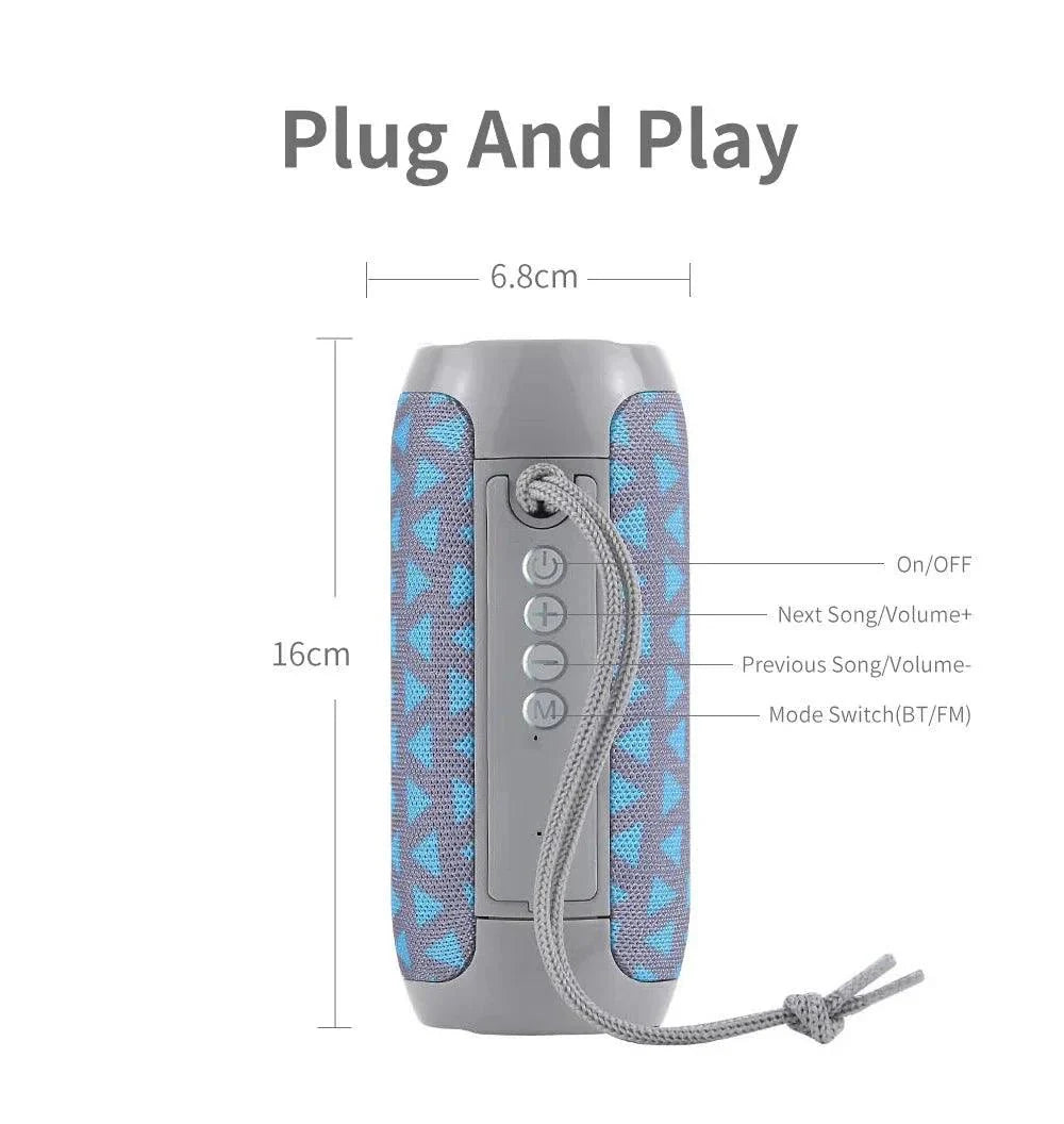 TG117 Bluetooth Speaker - Portable Waterproof TWS Speaker