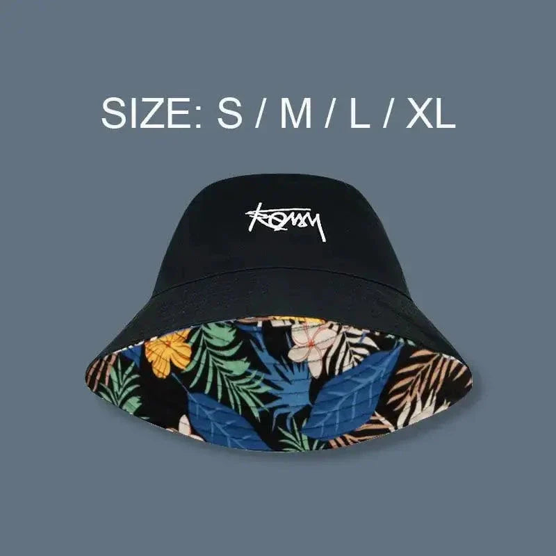Tropical Vibes Dual-Style Men's Hawaiian Bucket Hat