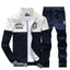 Men's Casual Two-Piece Sweater and Pants Set