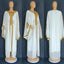 Elegant Two-Piece Gold Embroidered Kaftan Abaya Set