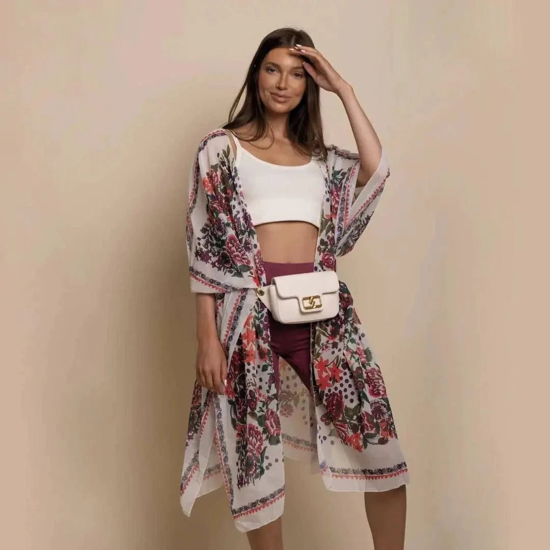 Kimono Urban Blossom - Déclaration de style sans effort
