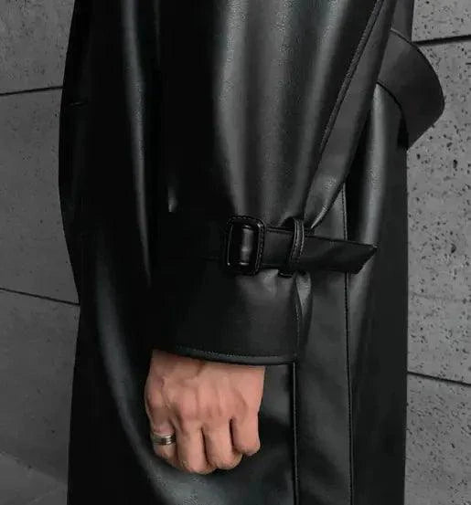 Chaqueta de Cuero Sintético para Hombre Urban Edge