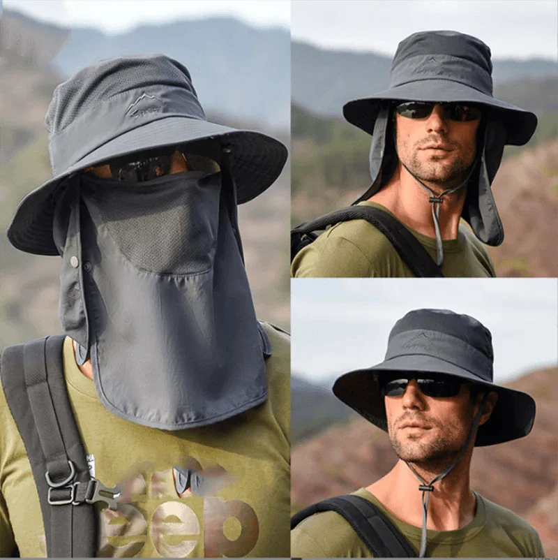 Sombrero de ala ancha UV Defense para aventuras al aire libre