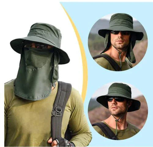 Sombrero de ala ancha UV Defense para aventuras al aire libre