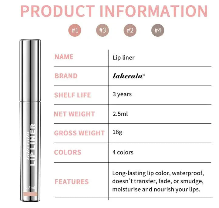 Labial Mate de Terciopelo Sin Transferencia