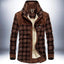 Chaqueta de Forro Polar Grueso para Hombre - Ropa Exterior Elegante y Cálida