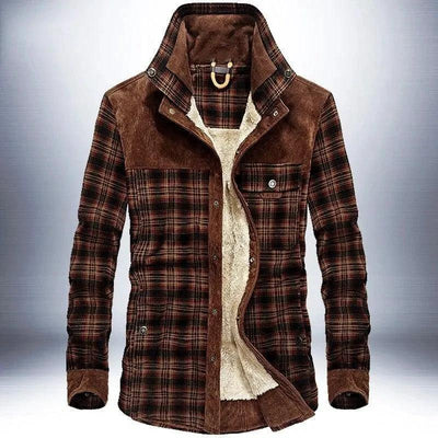 Men's Thicken Fleece Jacket - Stylish & Warm Outerwear