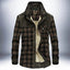 Chaqueta de Forro Polar Grueso para Hombre - Ropa Exterior Elegante y Cálida