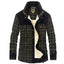 Chaqueta de Forro Polar Grueso para Hombre - Ropa Exterior Elegante y Cálida
