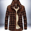 Chaqueta de Forro Polar Grueso para Hombre - Ropa Exterior Elegante y Cálida