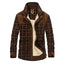 Chaqueta de Forro Polar Grueso para Hombre - Ropa Exterior Elegante y Cálida