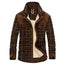 Chaqueta de Forro Polar Grueso para Hombre - Ropa Exterior Elegante y Cálida