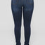 High Waist Stretch Denim Skinny Jeans for Women