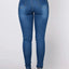 High Waist Stretch Denim Skinny Jeans for Women