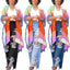 Burnt Flower High Waist Jeans - Trendy Women's Casual Denim Trousers